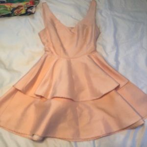 Elegant peach dress